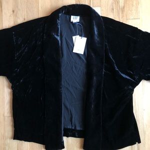 Luxe Velvet Swing Jacket